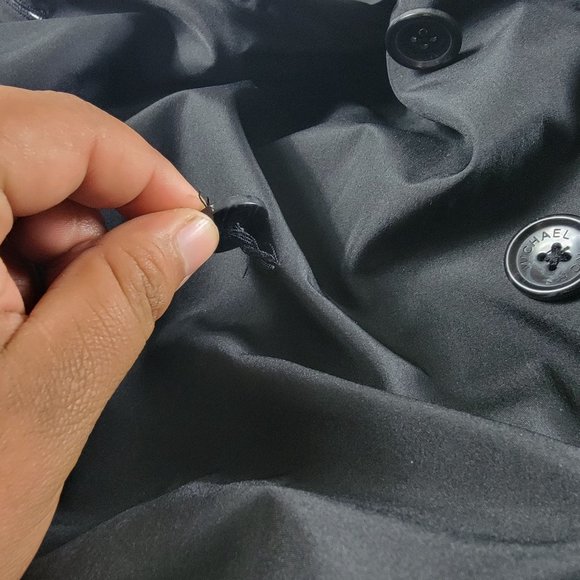 Michael Kors Mens Medium Black Coat Jacket Casual Outdoors Walking - Picture 10 of 16